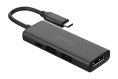Хаб (разветвитель) A4TECH DST-40C, серый