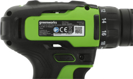 Дрель-шуруповерт Greenworks GD24DD35 аккум. патрон:быстрозажимной 3704007