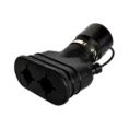 Наконечник неопреновый 200x100 мм для шланга 100 мм Trommelberg CA102200100
