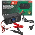 Устройство зарядное импульсное для АКБ с жидкокристаллическим дисплеем Rockforce 12В, автостоп, функция восст.-я, защита от превыш. напряжения и короткого замыкания RF-1206 57847