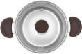 Кастрюля Rondell Coffee Bean RDS-1644 3.2л. d=20см (с крышкой) стальной