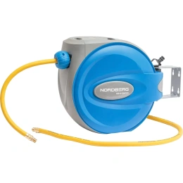 Шланг воздушный на катушке, гибридный PVC 9.5х15.5 мм, 15+1 м NORDBERG HR1015HPVC