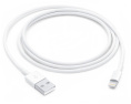 Кабель Apple A1480, Lightning m - USB m , 1м, MFI, белый [mxly2fe/a]