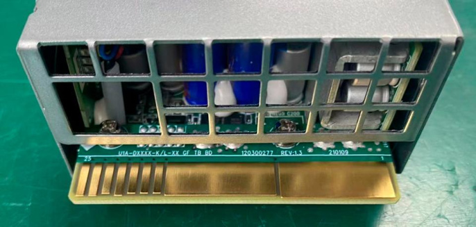 Блок питания серверный/ Server power supply Qdion Model U1A-D1300-L P/N:99MAD11300I1170114 CRPS 1U Module 1300W Efficiency 80 Plus Platinum, Gold Finger option , Cable connector: C14