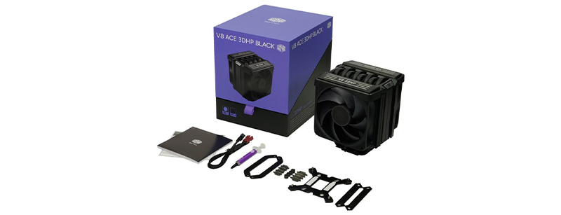 Cooler Master представила флагманский воздушный кулер V8 ACE 3DHP с 3DHP-трубками