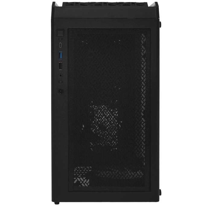 Корпус GameMax Forge MB без БП Черный, ATX, USB3.0,Зак.стекло,4*120мм ARGB вент+конт., пыл.фильтр