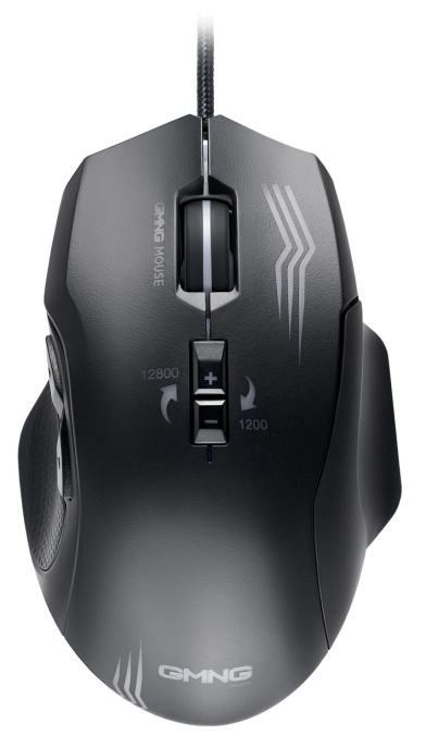 Мышь проводная GMNG 930GM, игровая, оптическая, USB, 12800dpi, черный