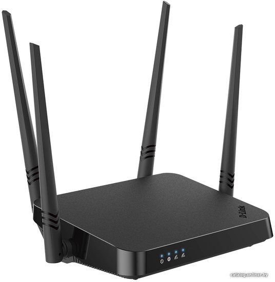 Wi-Fi роутер D-Link DIR-822/RU,  Wi-Fi 5,  AC1200,  2.4/5ГГц, 4 LAN,  черный [dir-822/ru/e1a]