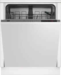 Встраиваемая посудомоечная машина Beko BDIN15360, полноразмерная, ширина 59.8см, полновстраиваемая, загрузка 13 комплектов, нержавеющая сталь