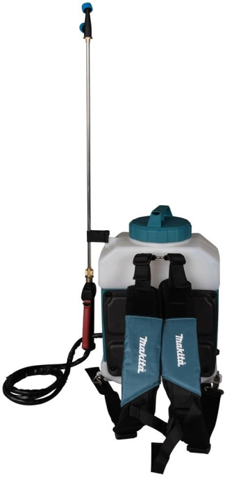 Опрыскиватель Makita DUS108Z аккум. ранц. 10л белый/бирюзовый
