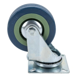 Колесо серая резина поворотное SCG93 75 мм MFK-TORG 3053075