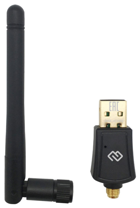Wi-Fi адаптер Digma DWA-AC600E USB 2.0
