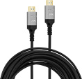 Кабель аудио-видео Digma HDMI 2.1 AOC, HDMI m - HDMI m , ver 2.1, 10м, GOLD, черный [hdmi-aoc2.1-10]