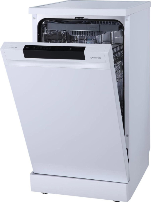 Посудомоечная машина Gorenje GS541D10W Инвертор-3 , узкая, напольная, 44.8см, загрузка 11 комплектов, белая