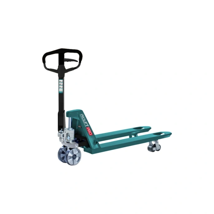 Гидравлическая тележка PROLIFT PRO грузоподъемность 2500 кг, колеса полиуретан, вилы 1150x550 мм RT25