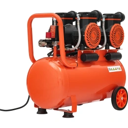 Безмасляный малошумный компрессор (50 л; 8 бар; 365 л/мин) Gigant GSWK-50/2800