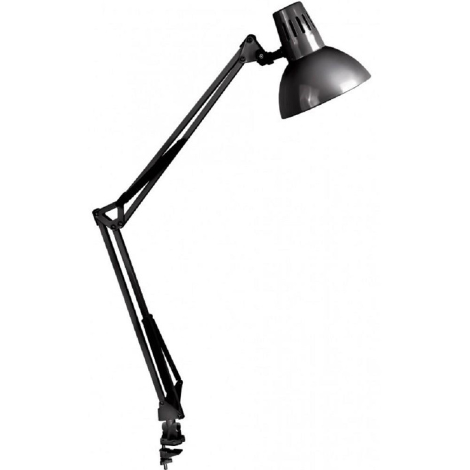 Camelion KD-312 C02 чёрный Светильник настольный,230V 40...60W, E27