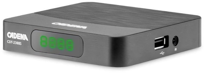 Ресивер DVB-T2 Cadena CDT-2311 MINI, черный