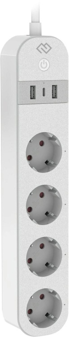 Умная розетка Digma DiPlug Strip 55 EU Wi-Fi белый [dps554s]