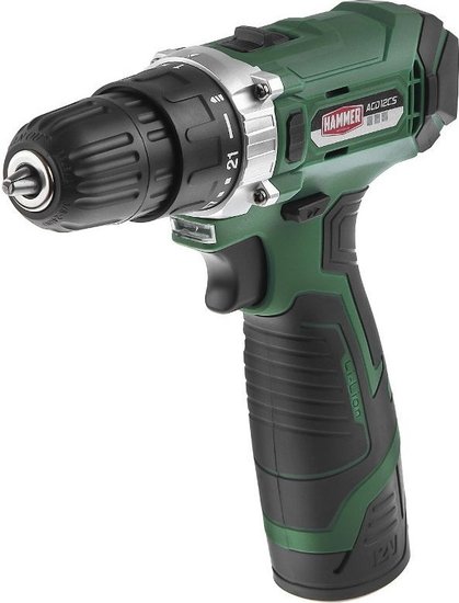 Дрель-шуруповерт аккумуляторная Hammer ACD12CS