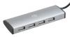 Хаб разветвитель Digma HUB-4U2.0-UC-DS, серебристый