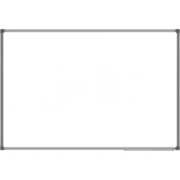 Доска магнитно-маркерная Silwerhof лак белый, 100x150 см, алюминиевая рама, лоток для аксессуаров 2014102
