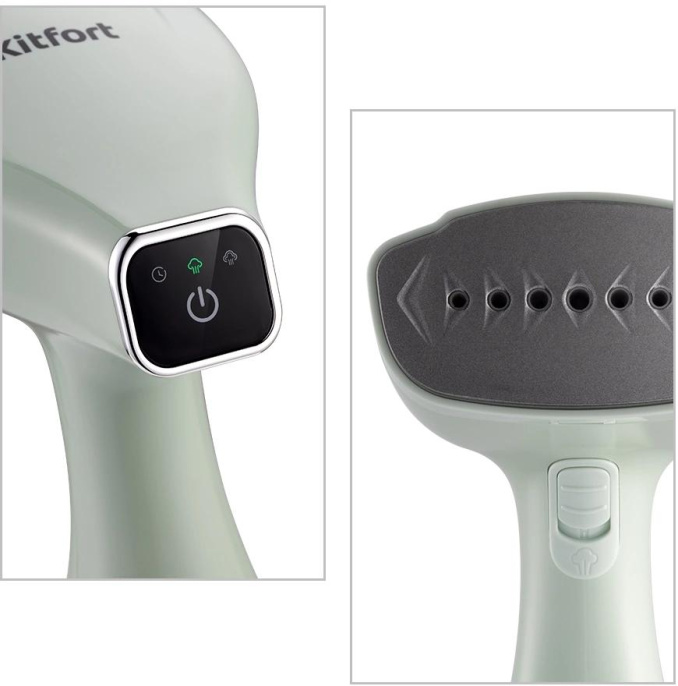 Отпариватель ручной Kitfort КТ-9150 1500Вт зеленый