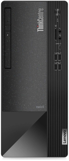 ПК Lenovo ThinkCentre Neo 50t MT i5 12400 2.5 8Gb SSD256Gb UHDG 730/DVDRW CR без ОС GbitEth WiFi BT 260W мышь черный 11SE001WIV_NOKBD