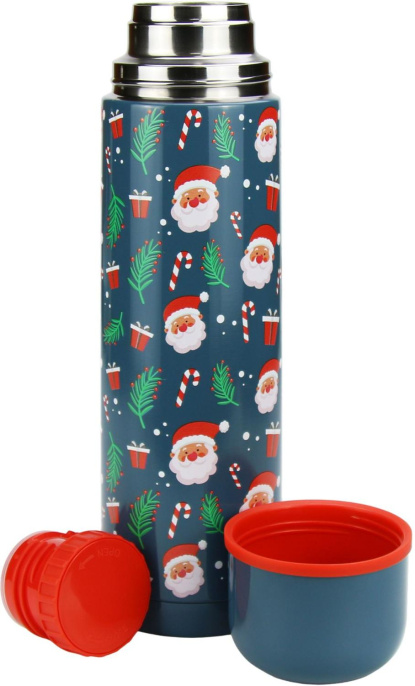 Термос StarWind 12-1000, 1л, зеленый/ рисунок