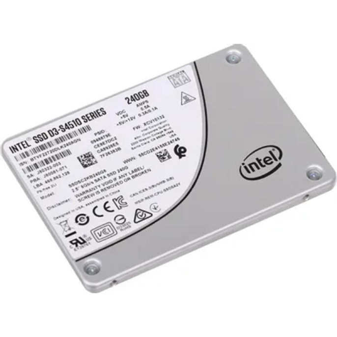 Intel SSD 240Gb S4510 серия SSDSC2KB240G8 01 {SATA3.0, 3D2, TLC, 2.5"}