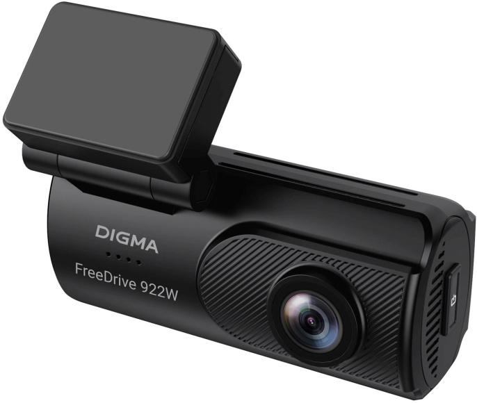 Видеорегистратор Digma FreeDrive 922W черный 2Mpix 1440x2560 110гр. Hi3516 СV610 FD922W