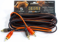 Кабель межблочный Edge EDC-RB502 5м черный/красный упак.:1шт