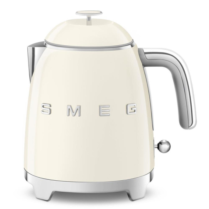 Чайник электрический Smeg KLF05CREU 0.8л. 1400Вт кремовый/серебристый корпус: металл/пластик