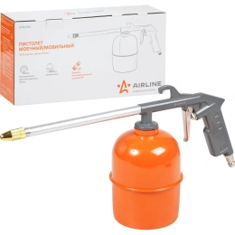 Моечный/мовильный пистолет Airline ПМ2 металл. бачок 900 мл ATBU056