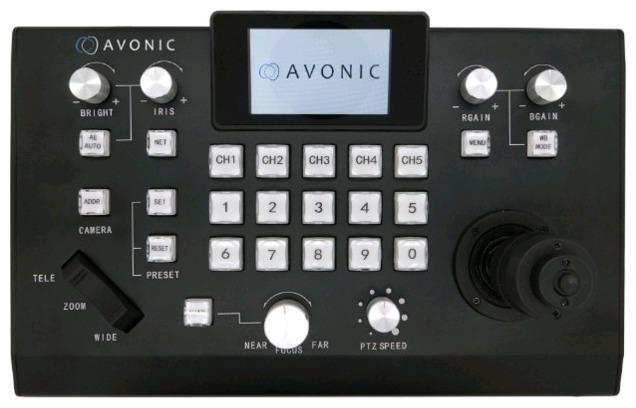 Контроллер PTZ для камер AVONIC AV-CON300-IP, протоколы VISCA, Pelco-D и Pelco-P; прямой контроль джойстиком 3D; Pan, Tilt, Zoom,PTZ speed, Focus, Iris, Brightness, White Balance; управление: IP, RS232; поддерживает до 50 камер, до 500 пресетов.Цвет:черны