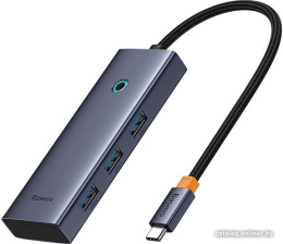 Хаб Baseus BS-OH150 UltraJoy Series 5 портов Type-C до HDMI4K@30 Гц*1+USB 3.0*3+PD*1 Space Grey B00052801811-00
