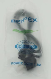 Кабель IEC C5 3-pin Евровилка угловой 1.8м 469 черный
