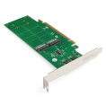 Переходник ExeGate EXE-597E4 4 x M.2 M key - PCI-E x16 v3.0, для установки четырех SSD M.2 2230/2242/2260/2280/22110 M key NGFF в слот PCI-E, материнская плата должна быть c функции Bifurcation PCI-E EX298299RUS