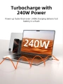Магнитный кабель USB-C CABLETIME CU06L (CT-CM240-MZO2) 2 м, 480 Мбит/с, 5А/48В 240Вт, оранжевый, для быстрого заряда смартфонов и ноутбуков