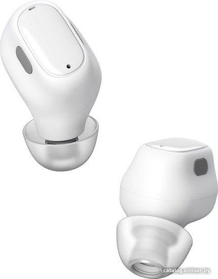 Наушники Baseus WM01 Bowie True White NGTW370002 с микрофоном, внутриканальные, портативные, закрытое акустическое оформление, TWS, Bluetooth 5.3, 20-20000Гц, сенсорное управление, время работы 5ч, с кейсом