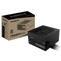 Блоки питания/ Power Supply Gigabyte GP-P650SS, 650W 80+ Silver ATX, 3.0, Non-modular, 1x24 20+4 pin, 2x4+4-pin CPU, 2xMolex, 2x6+2-pin PCIe, 5xSATA3, Active, 120x120mm, 150x140x86mm, APFC, black
