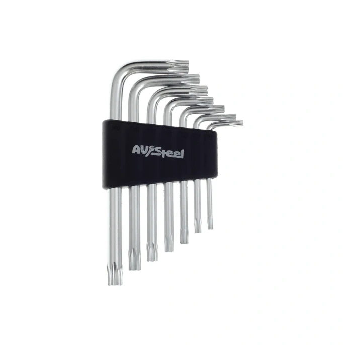 Набор Г-образных ключей TORX T10-T40 7 предметов AV Steel AV-367107