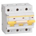 Автоматический выключатель IEK ВА47-100 (MVA40-3-100-C) 100A тип C 10кА 3П 400В 4.5 модуля белый (упак.:1шт)