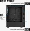 Корпус ATX Aerocool Python-G-BK-v1, Midi-Tower, без БП, черный