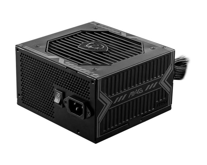 Блок питания ПК/ Power Supply MSI MAG A750BN PCIE5, 750W 80+ Bronze ATX, 3.0, PCIe 5.0, Non modular, 1x24 20+4 pin, 2xCPU 8 4+4 pin, 2xPCIe*2 8 6+2 pin, 1x12VHPWR, 5xSATA3, 2xMOLEX4pin, Active, 120x120mm, 150x140x86mm, APFC, black 306-7ZP2C11-CE0