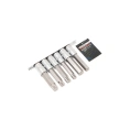 Набор головок-бит разнопрофильных Spline-Torx-Hex на планке (6 шт; 1/2") Forsage F-40920L(46635)