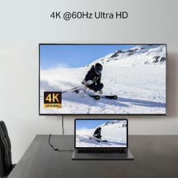 Переходник TP-LINK UA520C,  USB Type-C (m) (прямой) -  HDMI (f) (прямой),  0.1м,  коробка,  серый