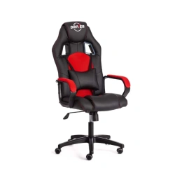 Кресло Tetchair driver 22 кожзаменитель/ткань, черный/красный 36-6/tw-08 19297