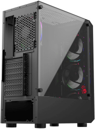 Корпус Bloody CC-126 черный без БП ATX 8x120mm 2xUSB2.0 1xUSB3.0 audio bott PSU (CC-126-BK)
