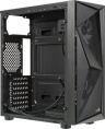 Корпус ATX Aerocool Glider Cosmo-G-BK-v1, Midi-Tower, без БП, черный